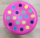 Magnet Nadelkissen mit farbigen Punkten
